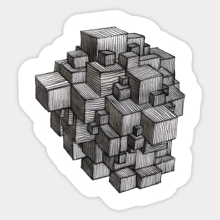 Square Structure Sticker